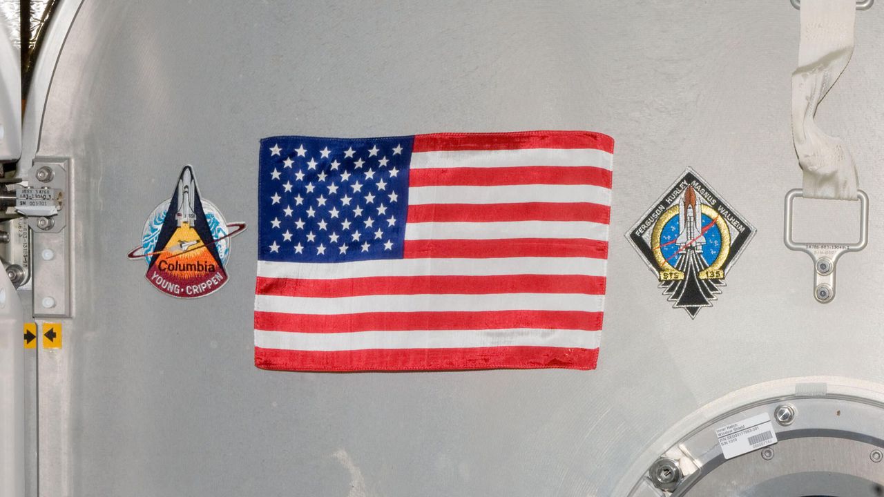 NASA's SpaceX astronauts to bring back a very special flag from the ISS