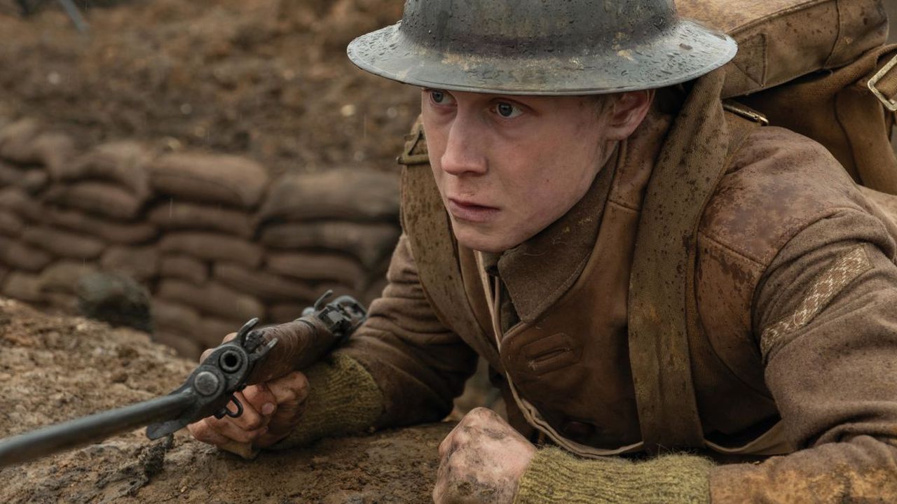 Sam Mendes' WWI movie 1917 overtakes Star Wars: The Rise of Skywalker to take the box office number one spot. Image via CNN.