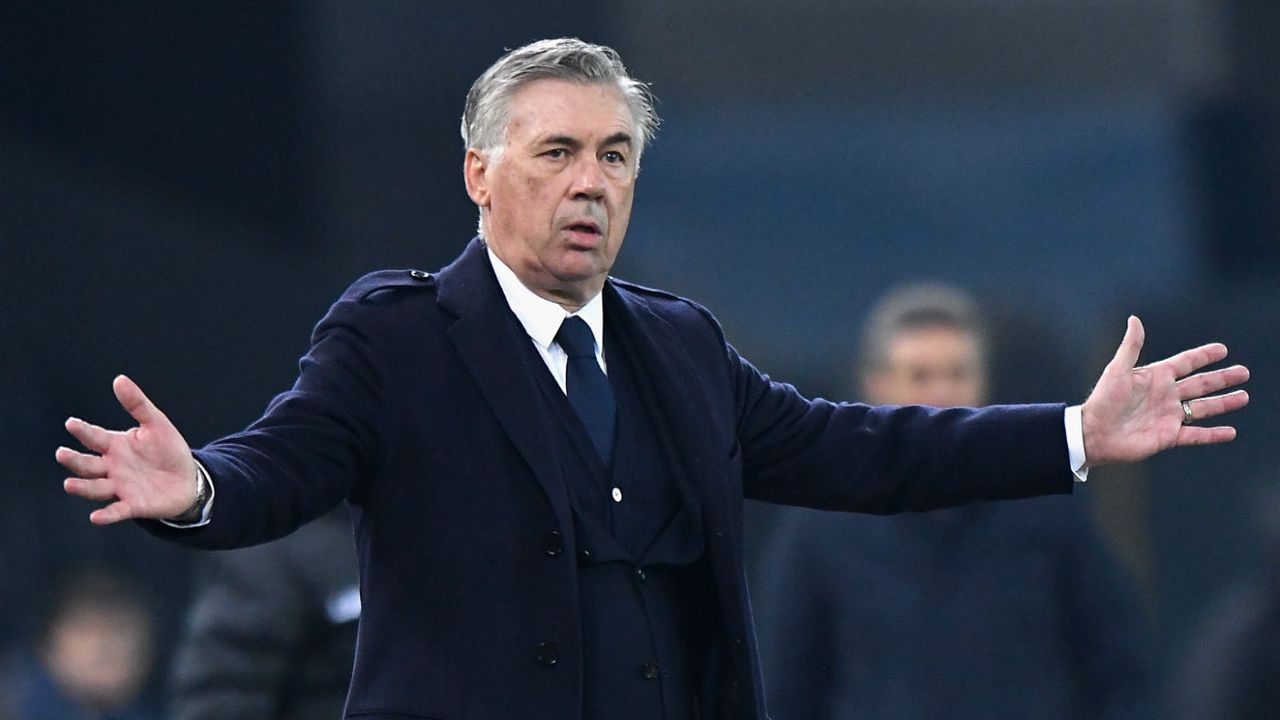 Ancelotti was fired from his last position at Napoli, image via Getty Images