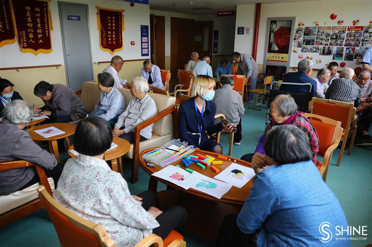 Anastasija Puzankova, 35-year-old Latvian taking care of 200 Chinese seniors