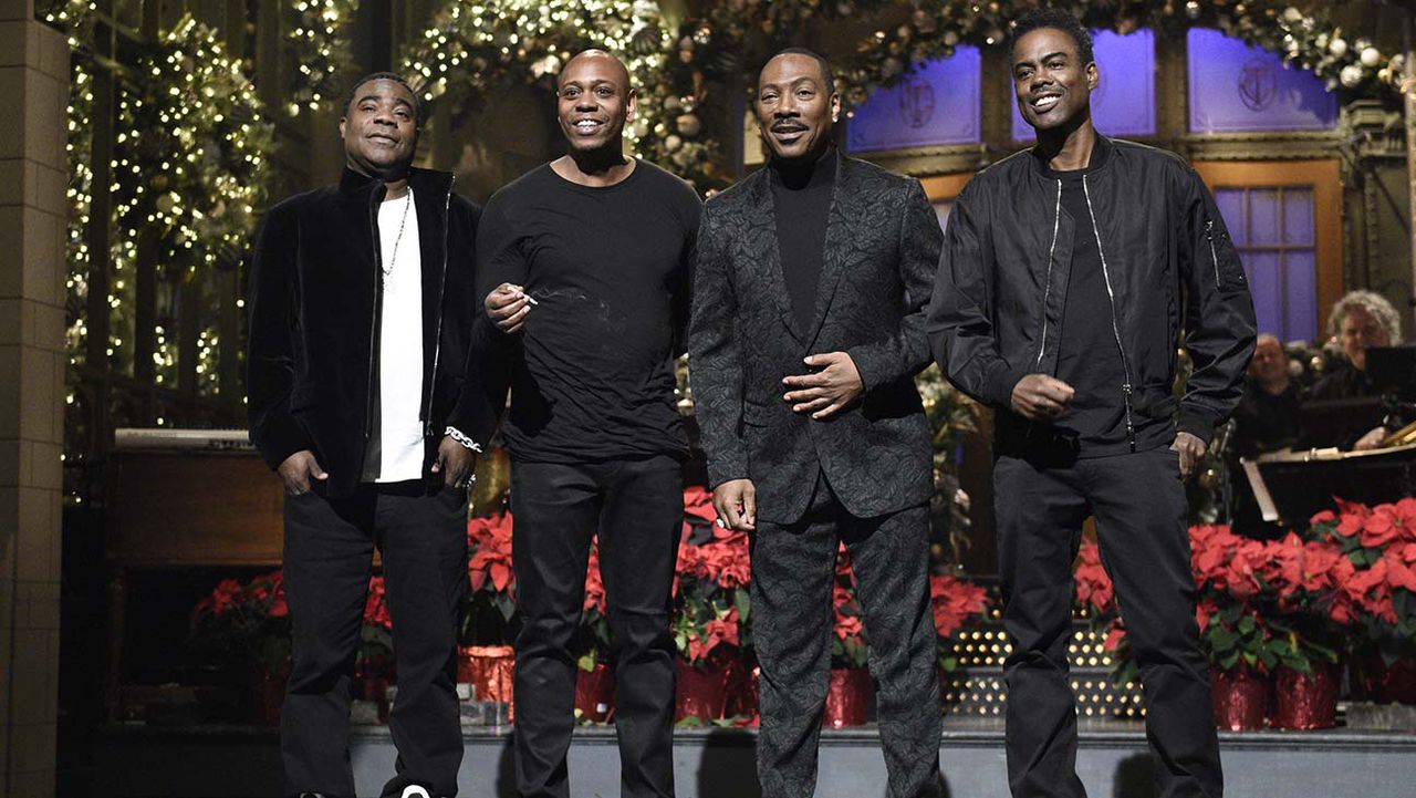 Eddie Murphy returned to SNL for the first time in years, image via NBC