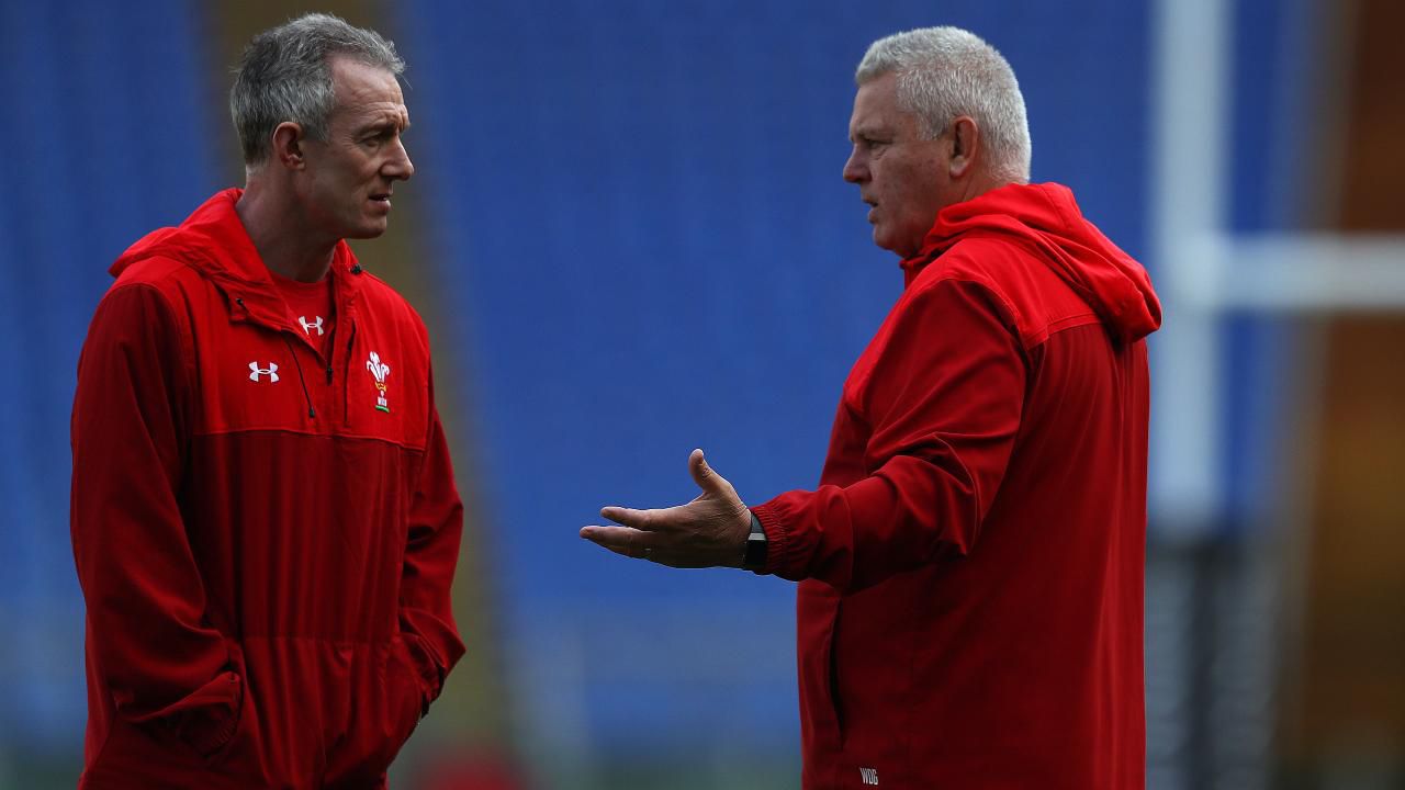 Welsh rugby team coach Rob Howley faces an 18 month ban for placing bets on the national team. Image via Getty Images.