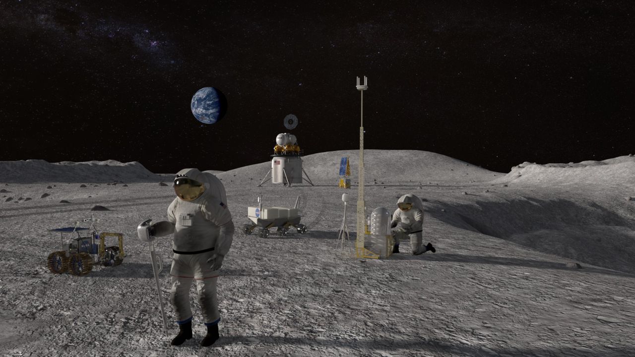 NASA estimates price of 2024 human moon landing mission at 35 billion USD. Image via NASA.