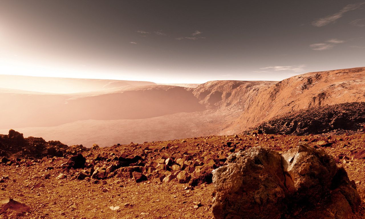Oxygen varies unpredictably on the Red Planet according to NASA, image via Getty Images