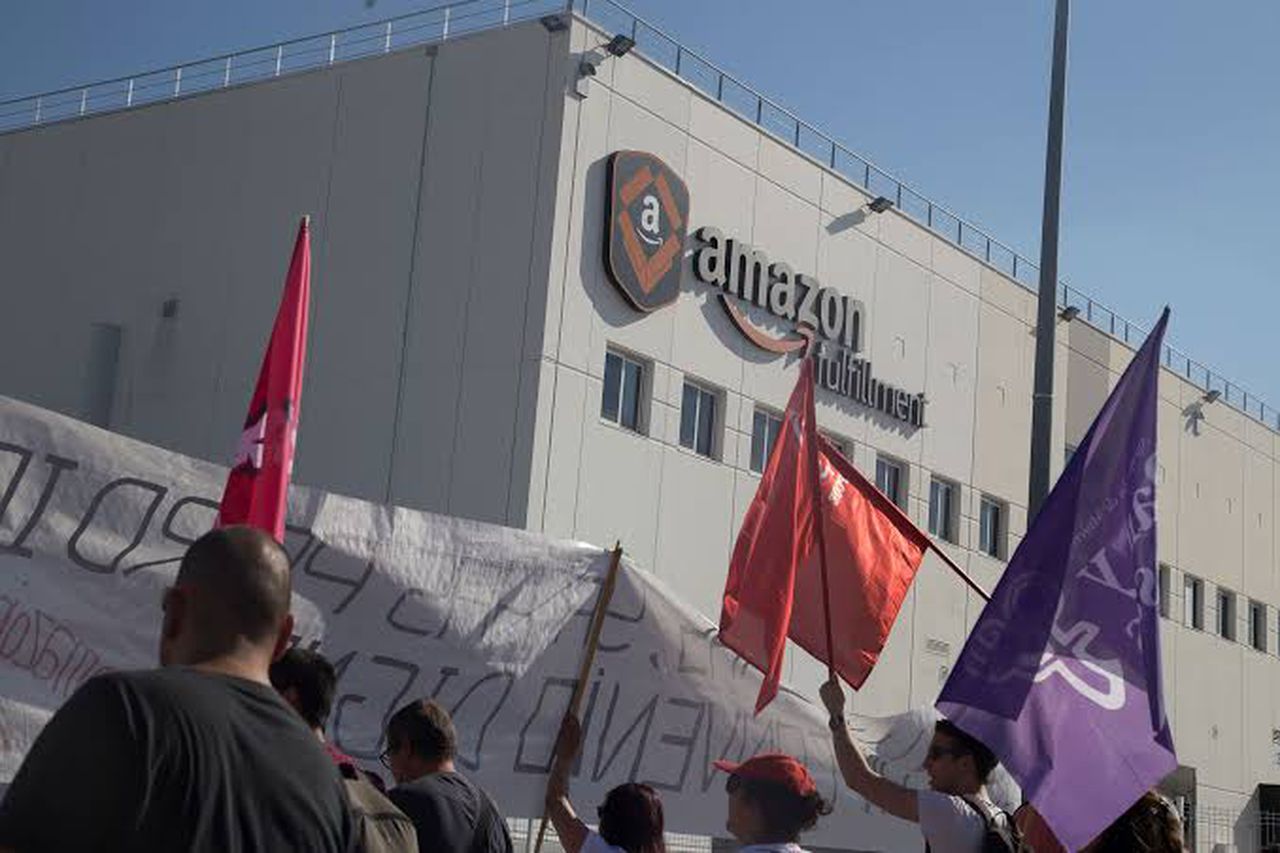 Amazon has often been accused of mistreating its workers, image via Getty Images
