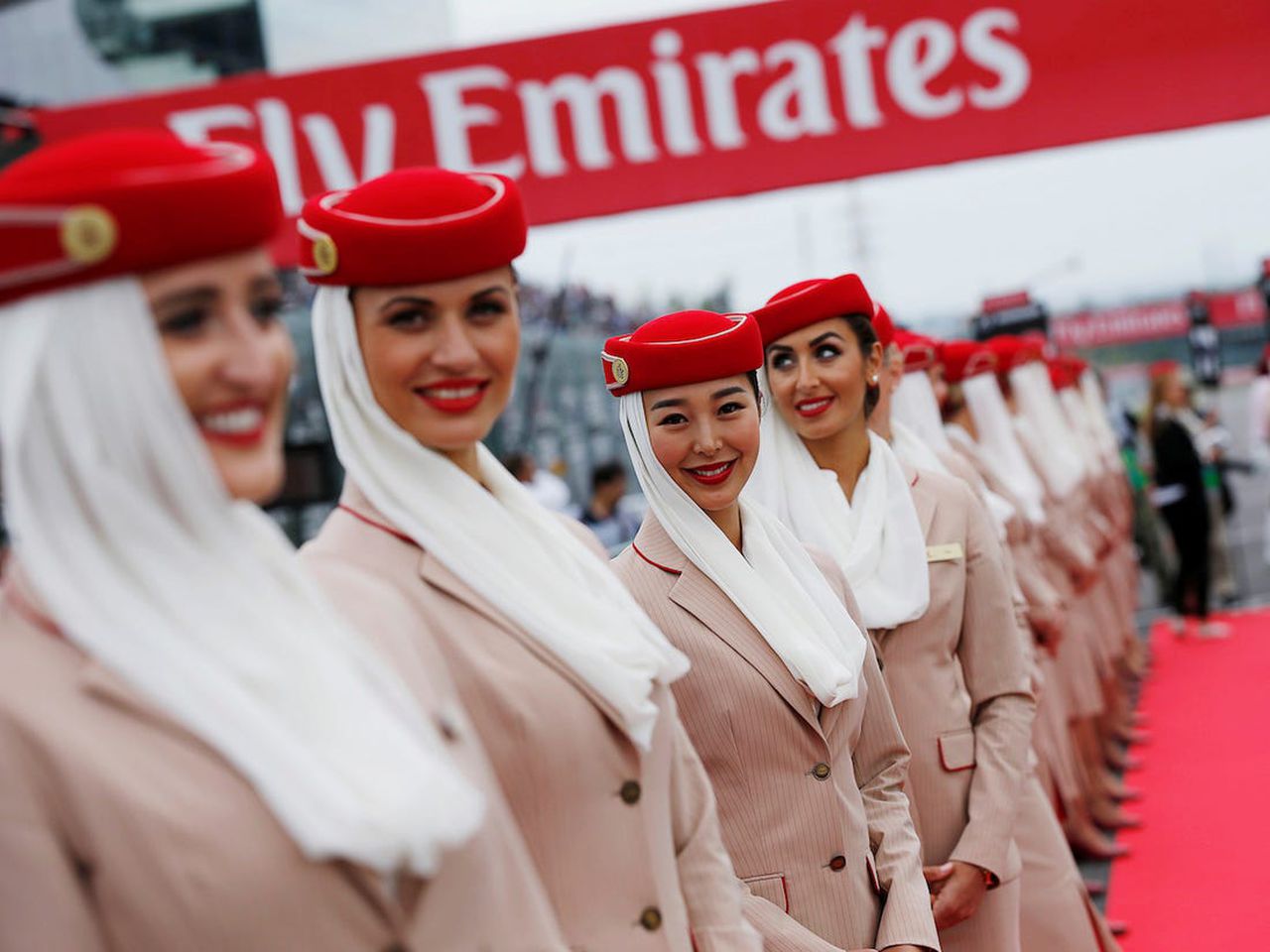 Emirates invited a viral video kid to visit its training centre in Dubai, Image via Toru Hanai/Reuters