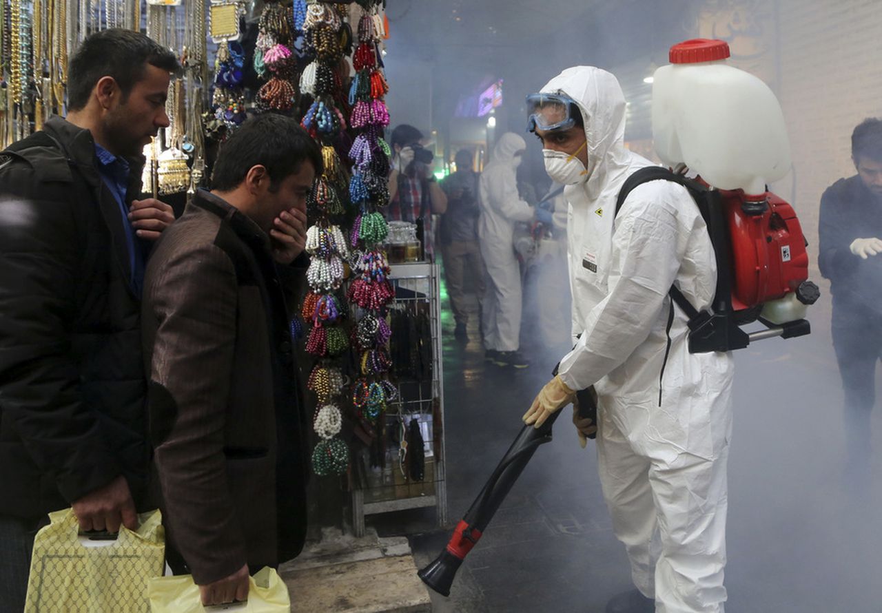 Iran has had one of the worst outbreaks of the coronavirus in the world, image via Getty Images