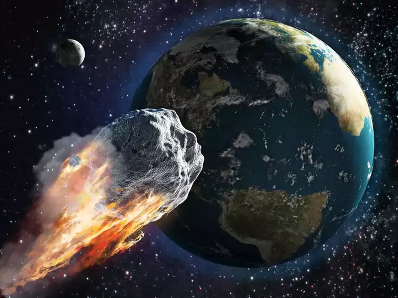 It is not the largest asteroid to pass by the planet,image via istock