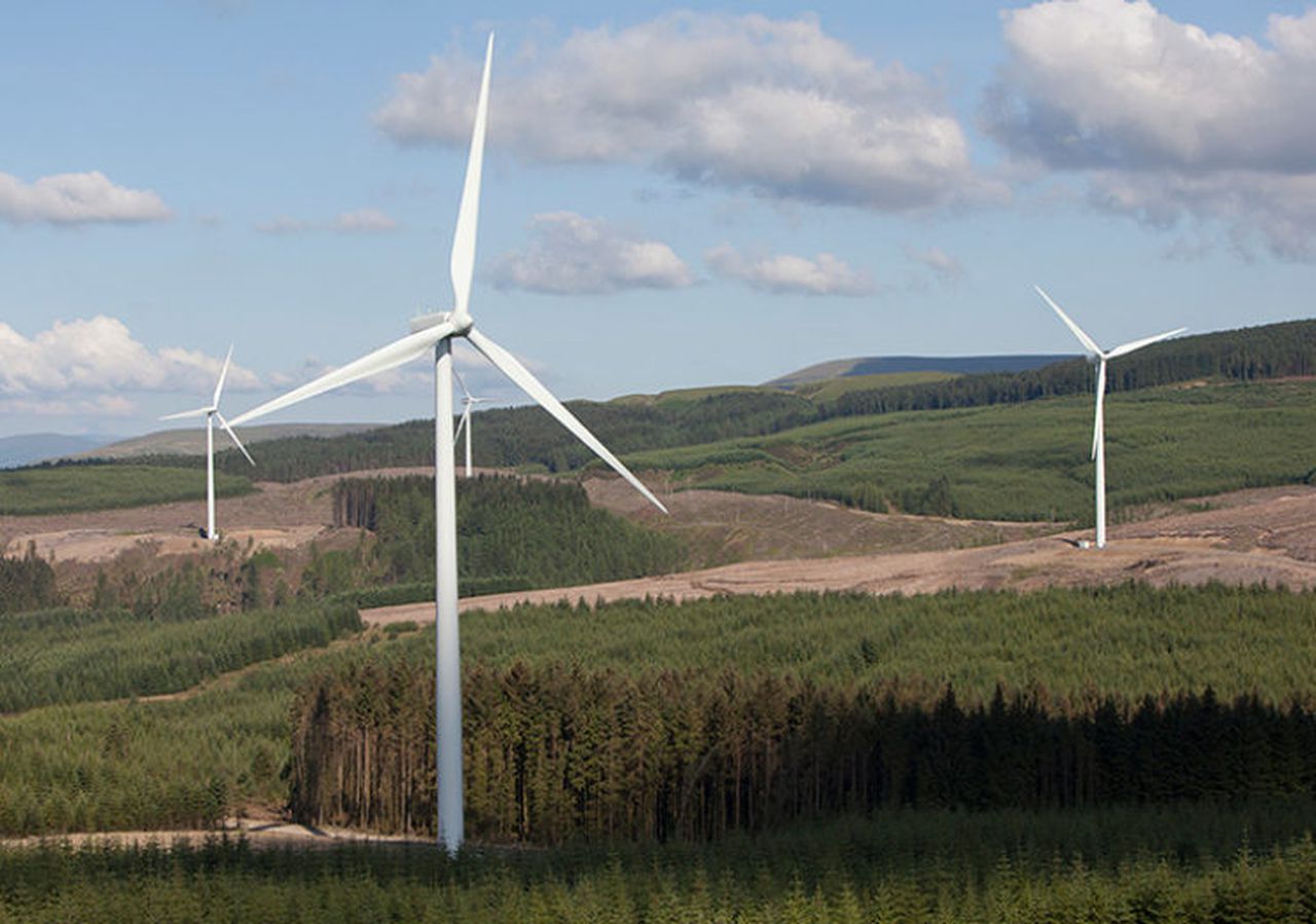 Wind power is one of the main focuses of the Scottish government, image via Wikipedia Commons