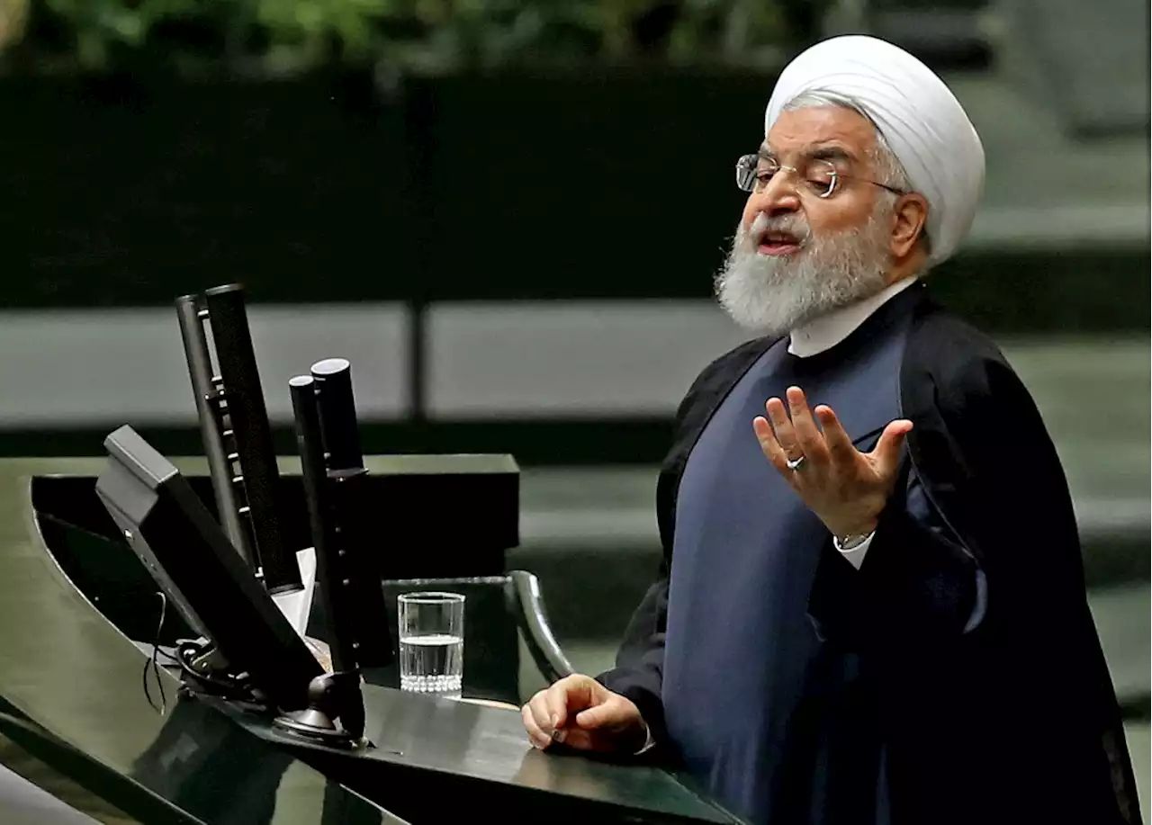 Iranian president Rouhani will depend on non-oil exports to spur a sanctions-laden economy. Image via AP.