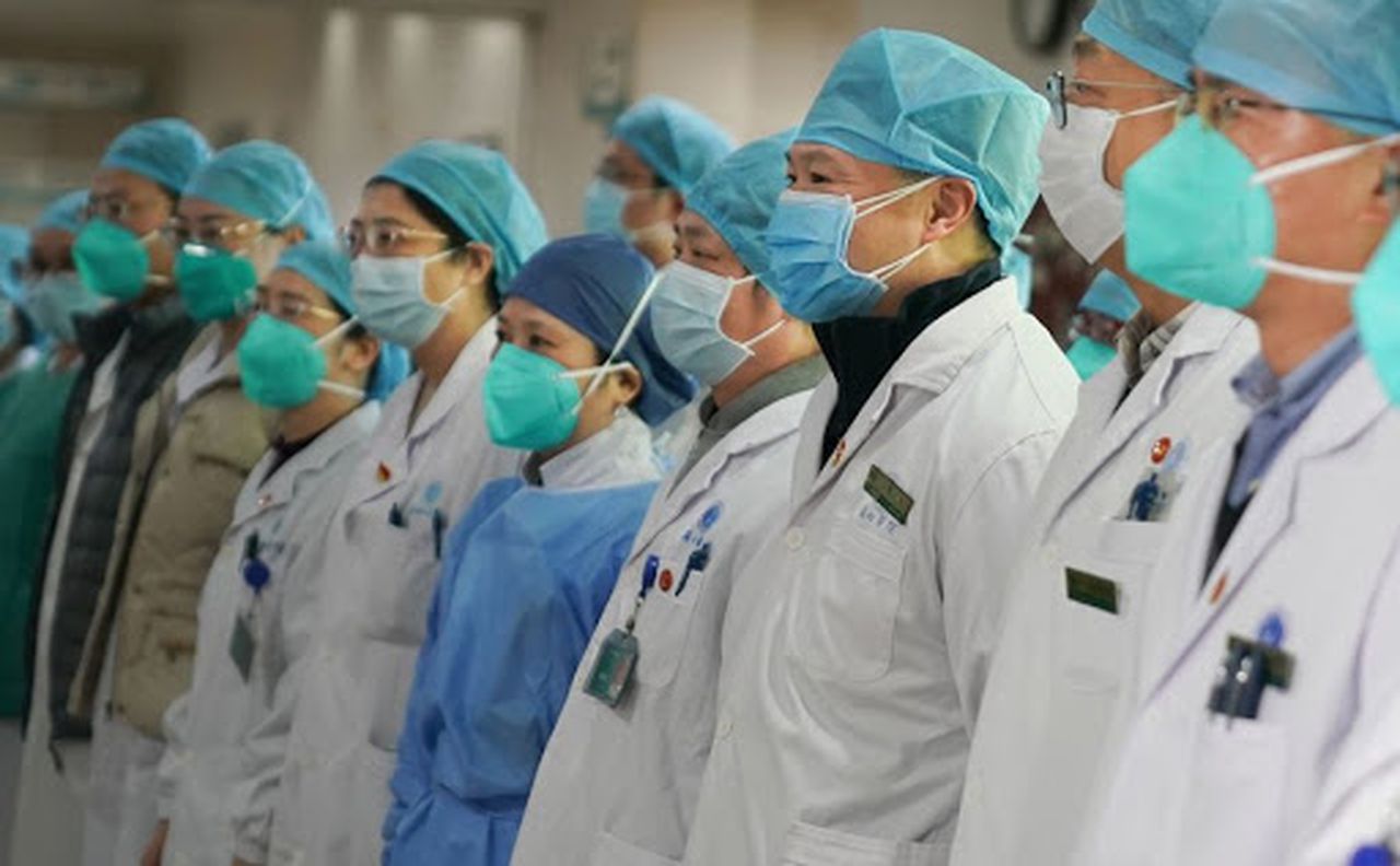 Six Chinese health workers have died since the Coronavirus outbreak, Image via Xinhua/Cheng Min
