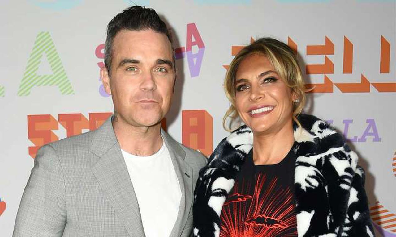 Robbie and Ayda Williams announce fourth child's birth in Valentine surprise for fans. Image via MSN.
