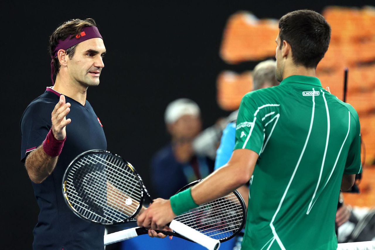 Djokovic knocked out injured Roger Federer to proceed to the Australian Open's finals. Image via Getty Images.