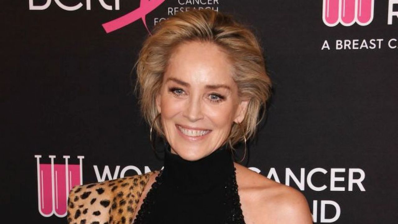 Sharon Stone faced a ban on dating app Bumble because staff thought her account was not genuine. Image via Getty Images.