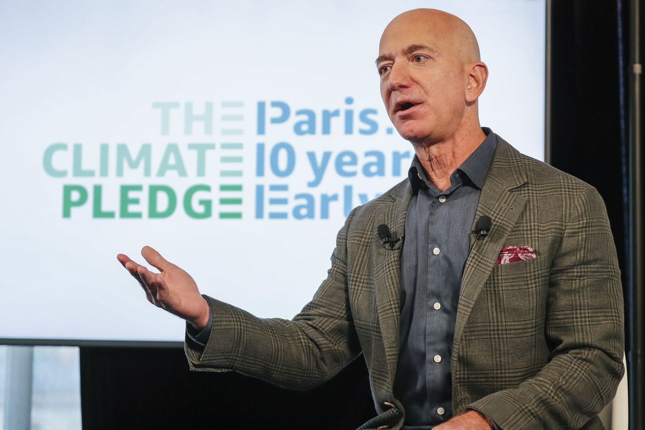 He said that the company will be carbon neutral by 2040, image via Getty Images