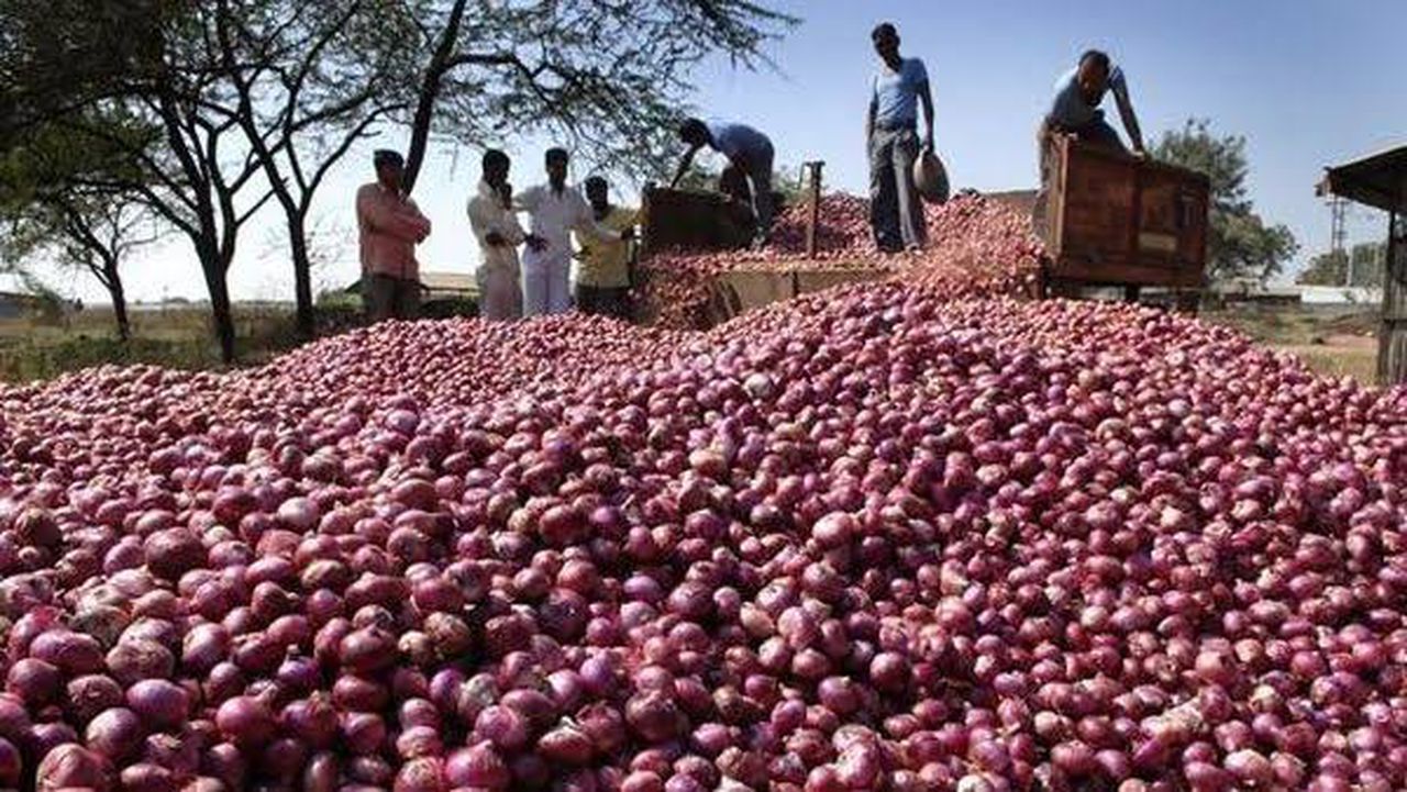 The country is importing tonnes of onions via plane, image via Abhijit Bhatlekar