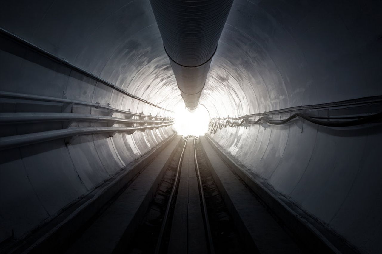 Las Vegas tunnel will hopefully be operational in the year 2020. Image via the Statesman