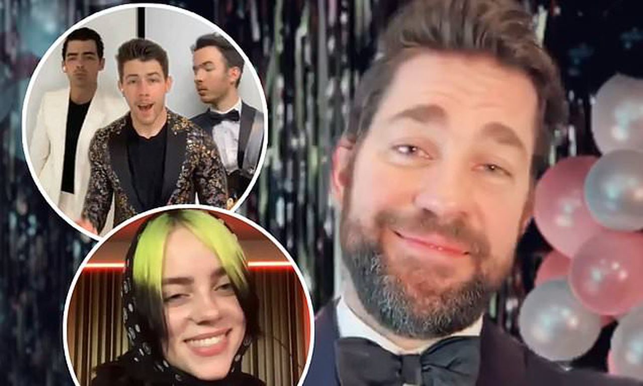 John Krasinski throws epic virtual prom with Billie Eilish and The Jonas Brothers