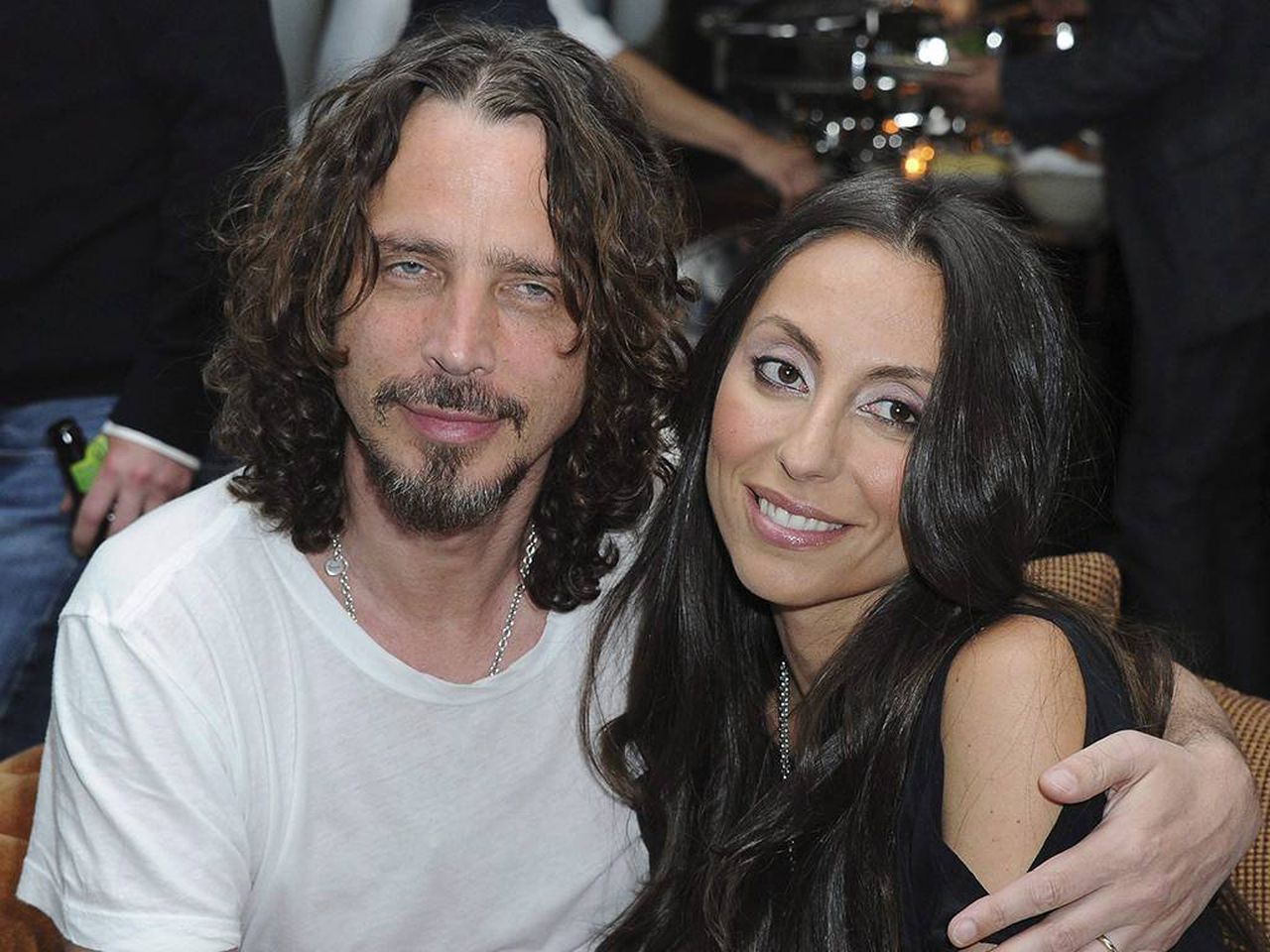 Vicky Cornell is taking legal action against Soundgarden over unpaid royalties. Image via AP.