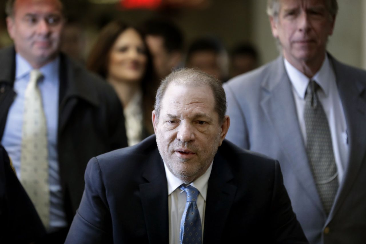 Hollywood movie mogul Harvey Weinstein founds guilty of rape by New York jury. Image via AP.