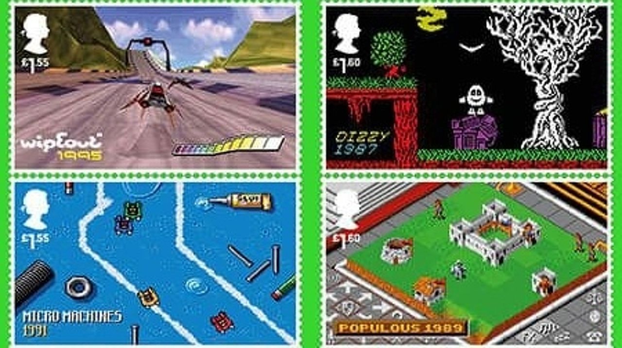New Royal Mail stamp set commemorates the cultural significance of UK video games. Image via Eurogamer.