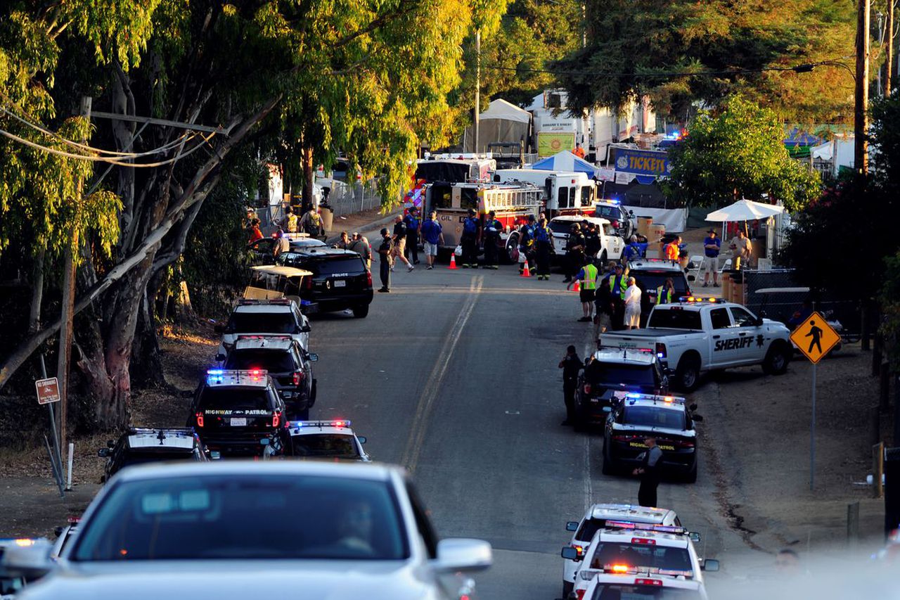 Mass shootings on the rise in California. Image via Getty Images.