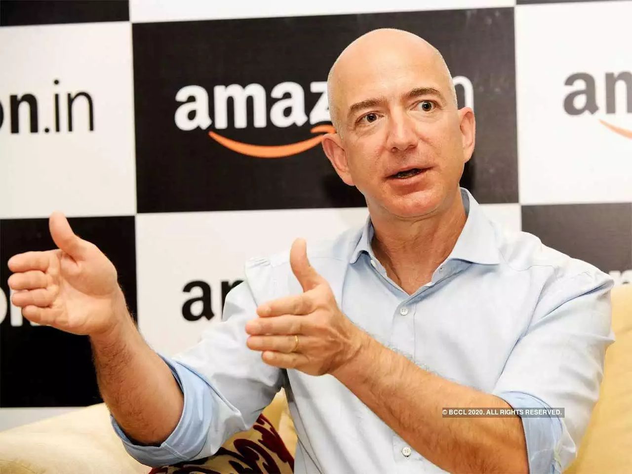 Founder of Amazon Jeff Bezos' visit to India to be protested by trader organization. Image via BCCL.