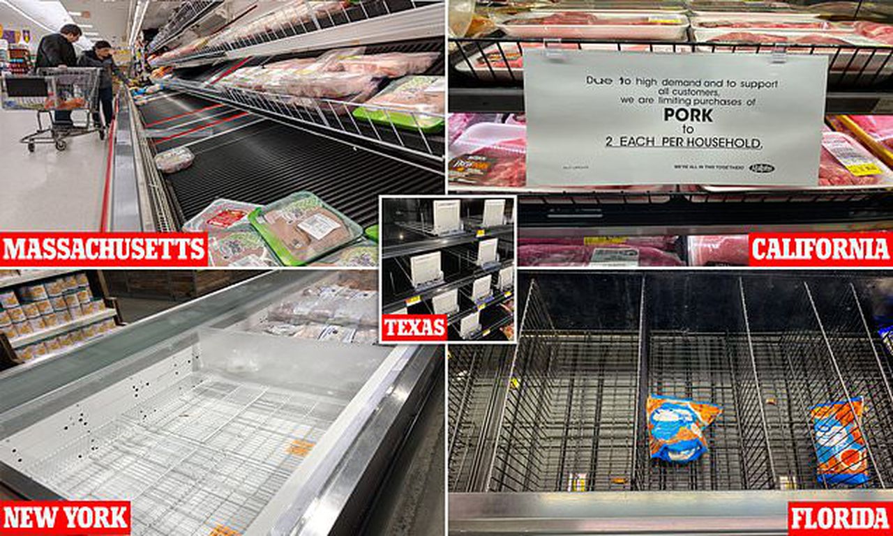 America's meat crisis laid bare as shelves sit empty across the country