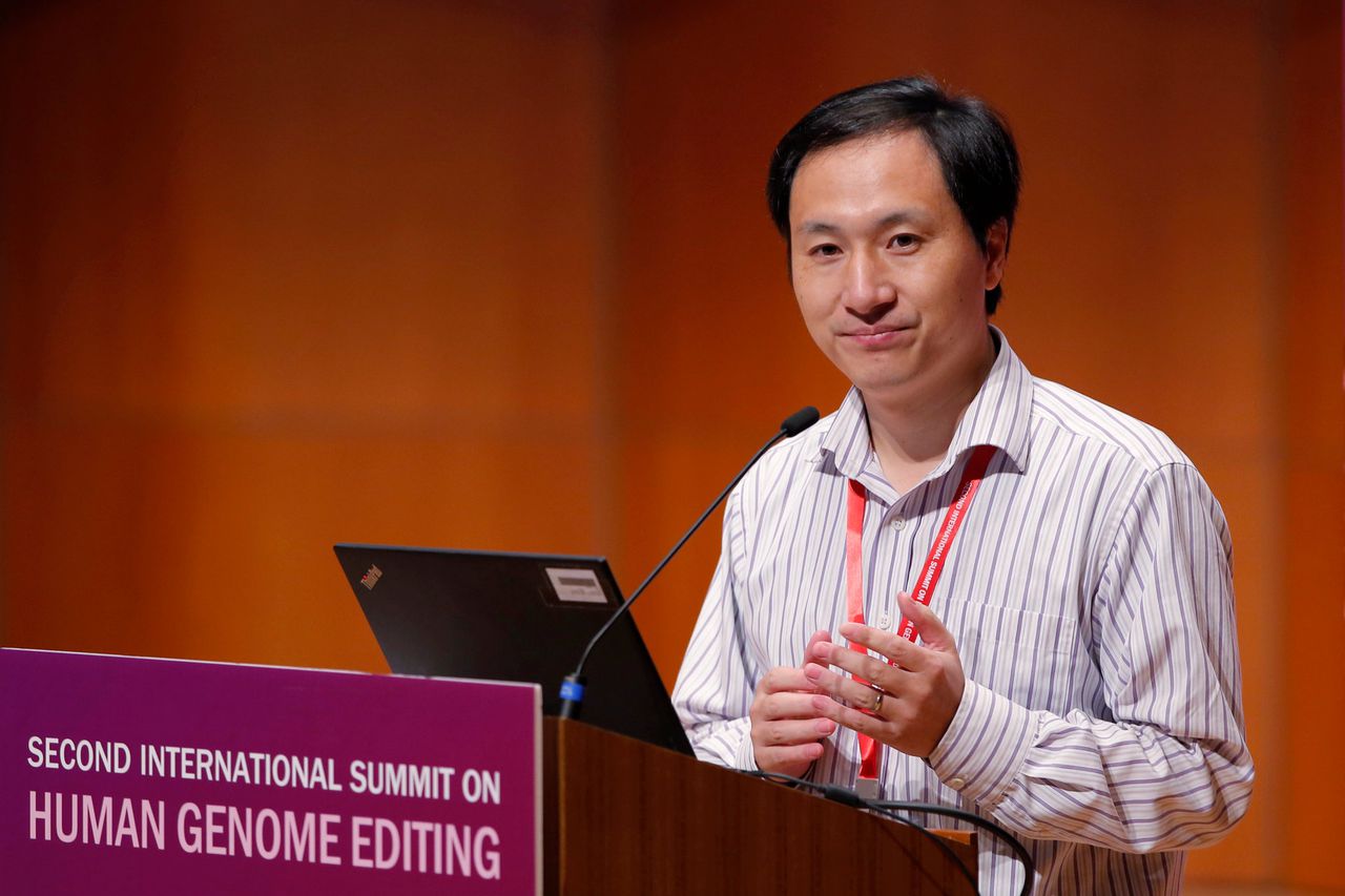 Researcher who gene-edited babies fined and sentenced to 3 years in jail. Image via AP.