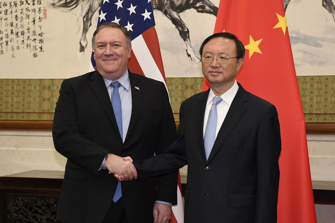 China's top diplomat told the US to 'correct its mistakes', image via AP