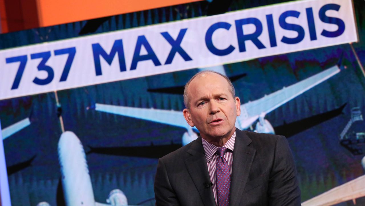 Boeing is looking for a CEO that can deal with their 737 MAX crisis, image via CNBC