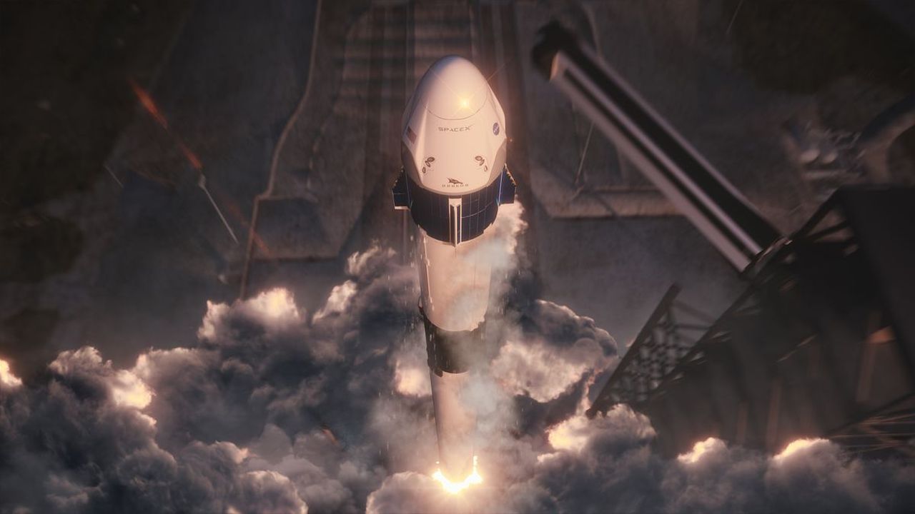 This will be SpaceX's last unmanned flight, image via SpaceX