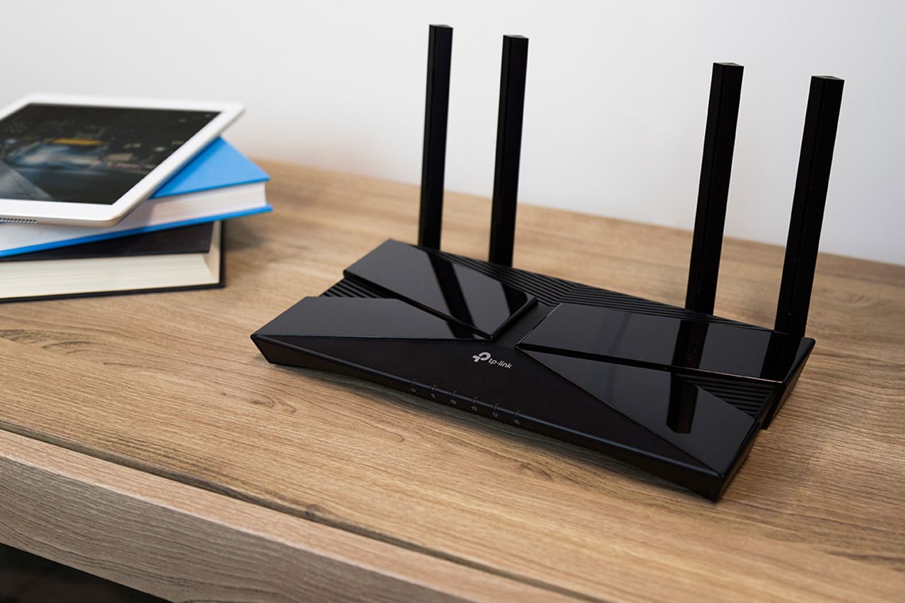 The new TP-Link WiFi 6 router. Image via engadget
