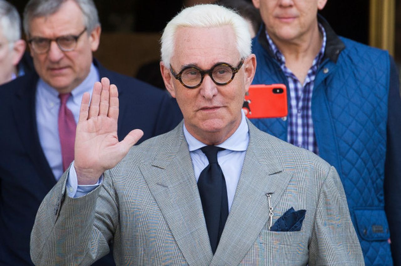 US President Donald Trump’s adviser Roger Stone was found guilty on all charges, Image via AP