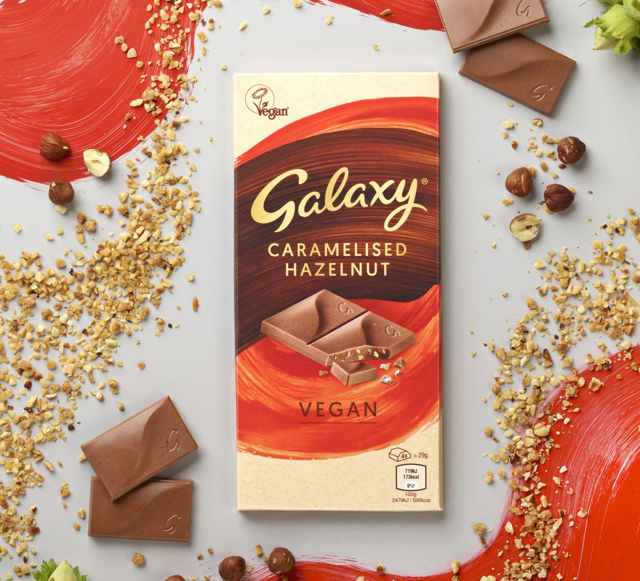Galaxy will release the chocolate in three different flavours, image via Galaxy