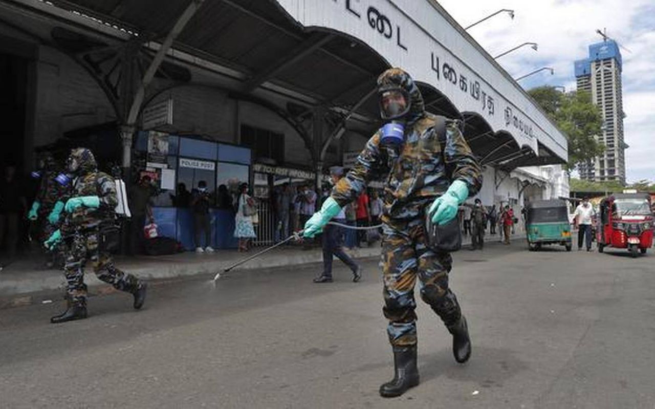 Sri Lanka institutes nationwide curfew amid coronavirus outbreak. Image via The Hindu.