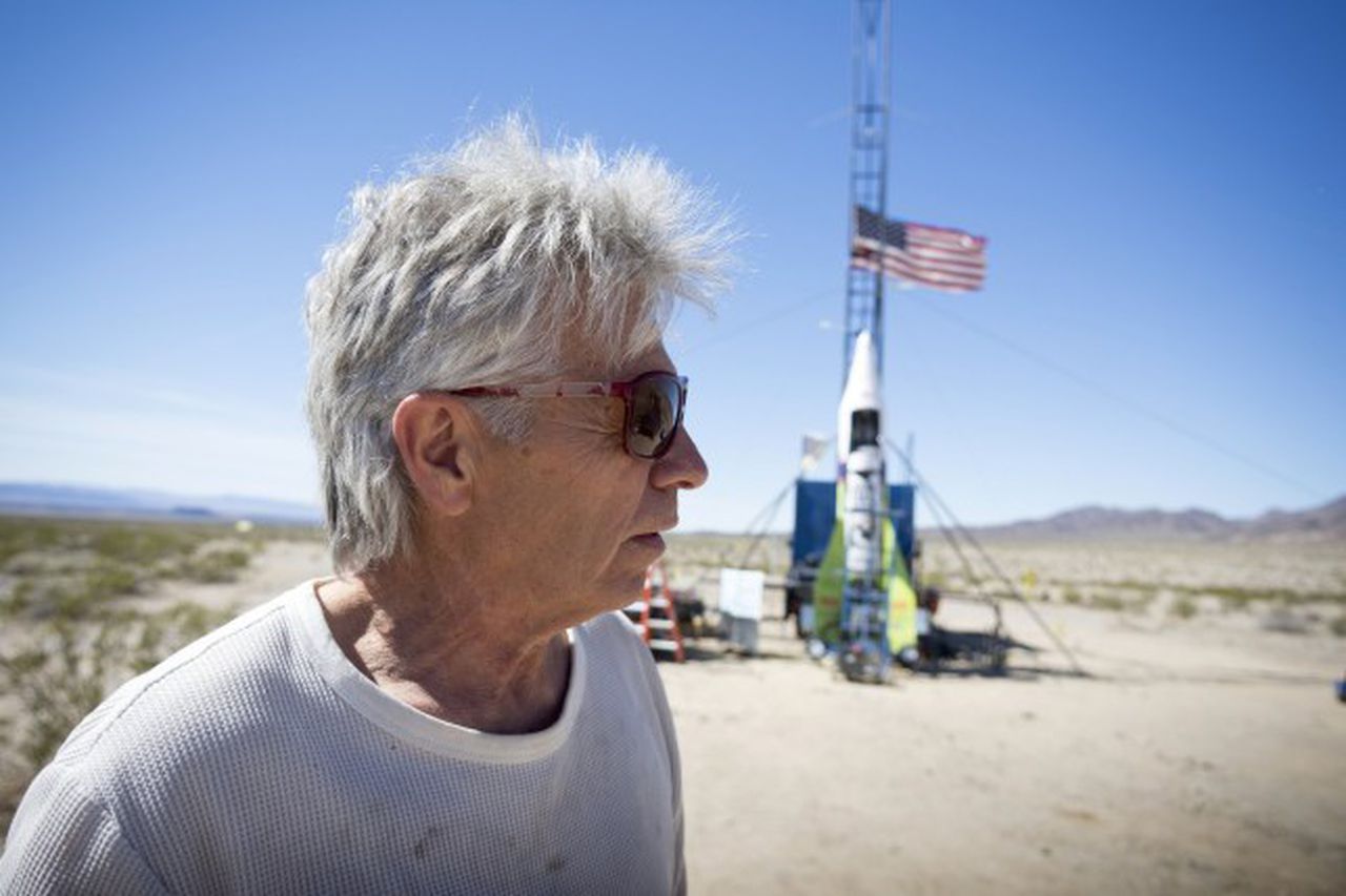 The Science Channel was documenting his journey to building and launching the rocket, image via AP