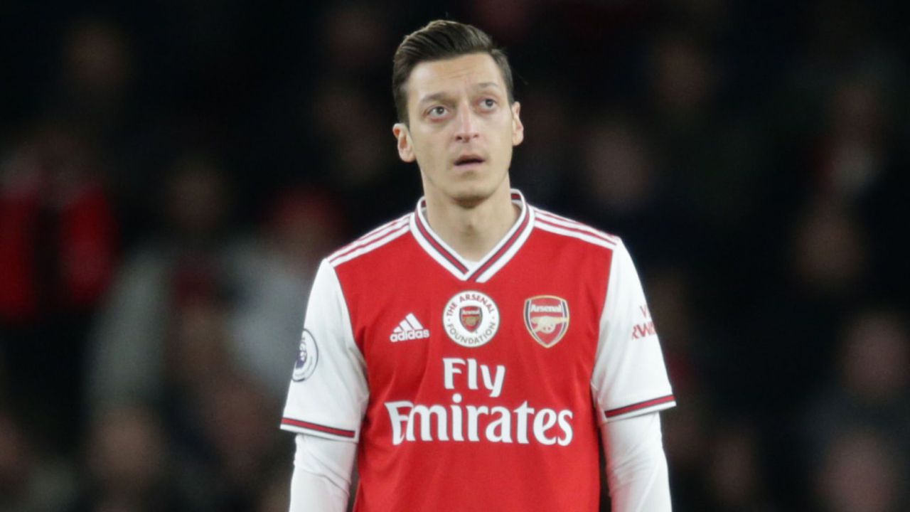 Mesut Ozil is being removed from PES 2020 in China over Uighur statements. Image via AFP.