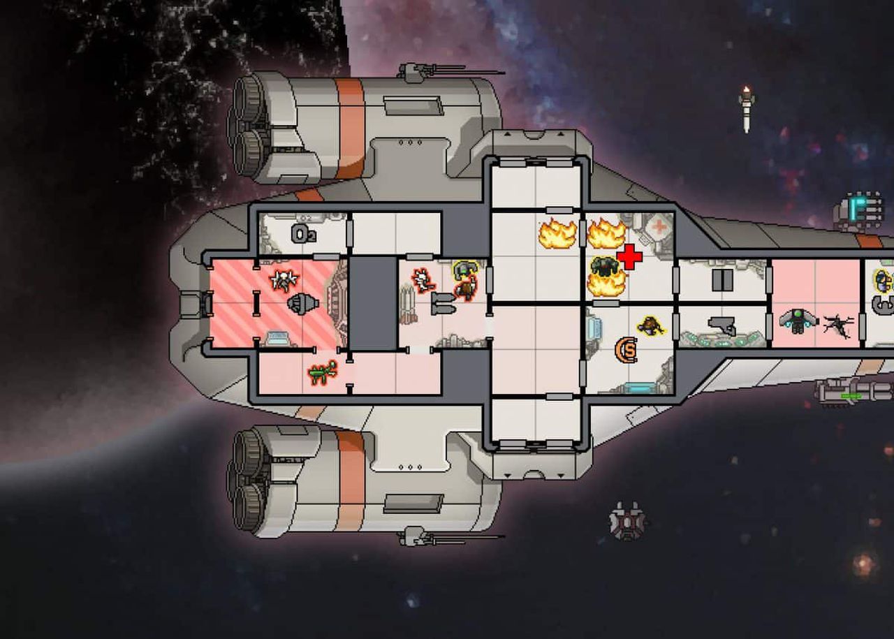 Epic Games is offering popular 2D spaceship platformer Faster Than Light (FTL) for free for today only. Image via Epic Games.