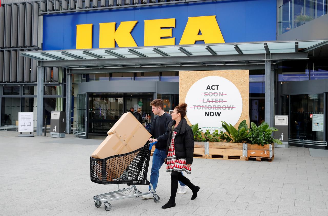 Ikea received additional investment for green projects. Image via Reuters.