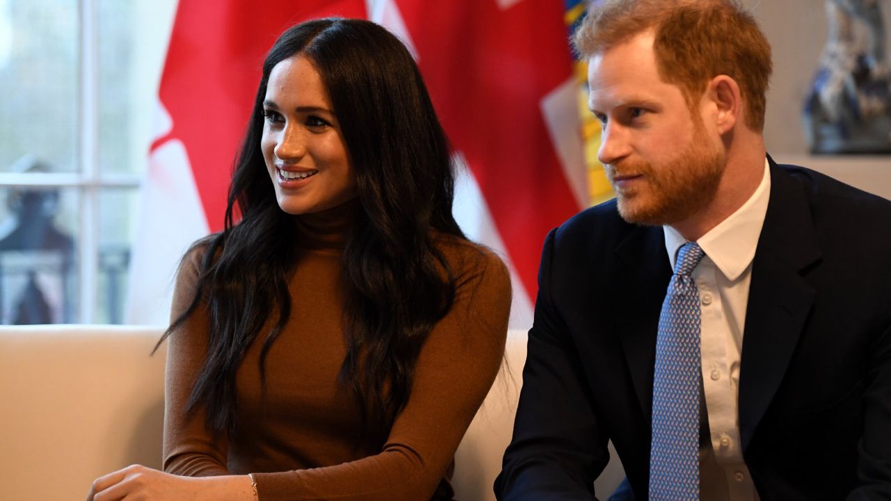 Queen forbids Prince Harry and Meghan from using the word 'royal' in their trademark Sussex Royal brand. Image via The Week.