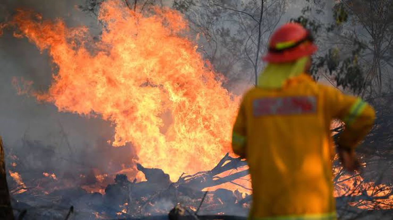 Australian authorities have still not fully put it the previous bush-fire, image via CNN