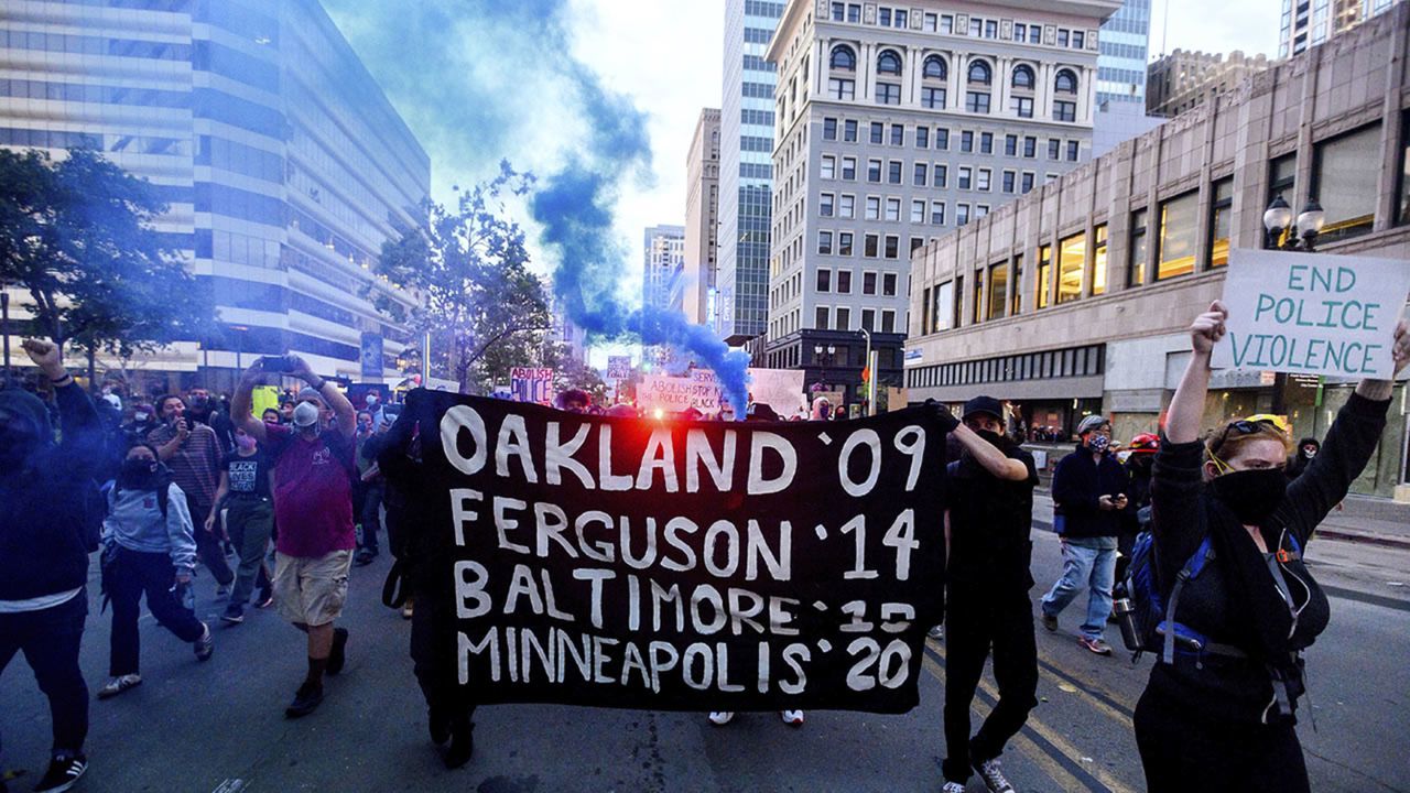 Oakland’s George Floyd protest turned violent