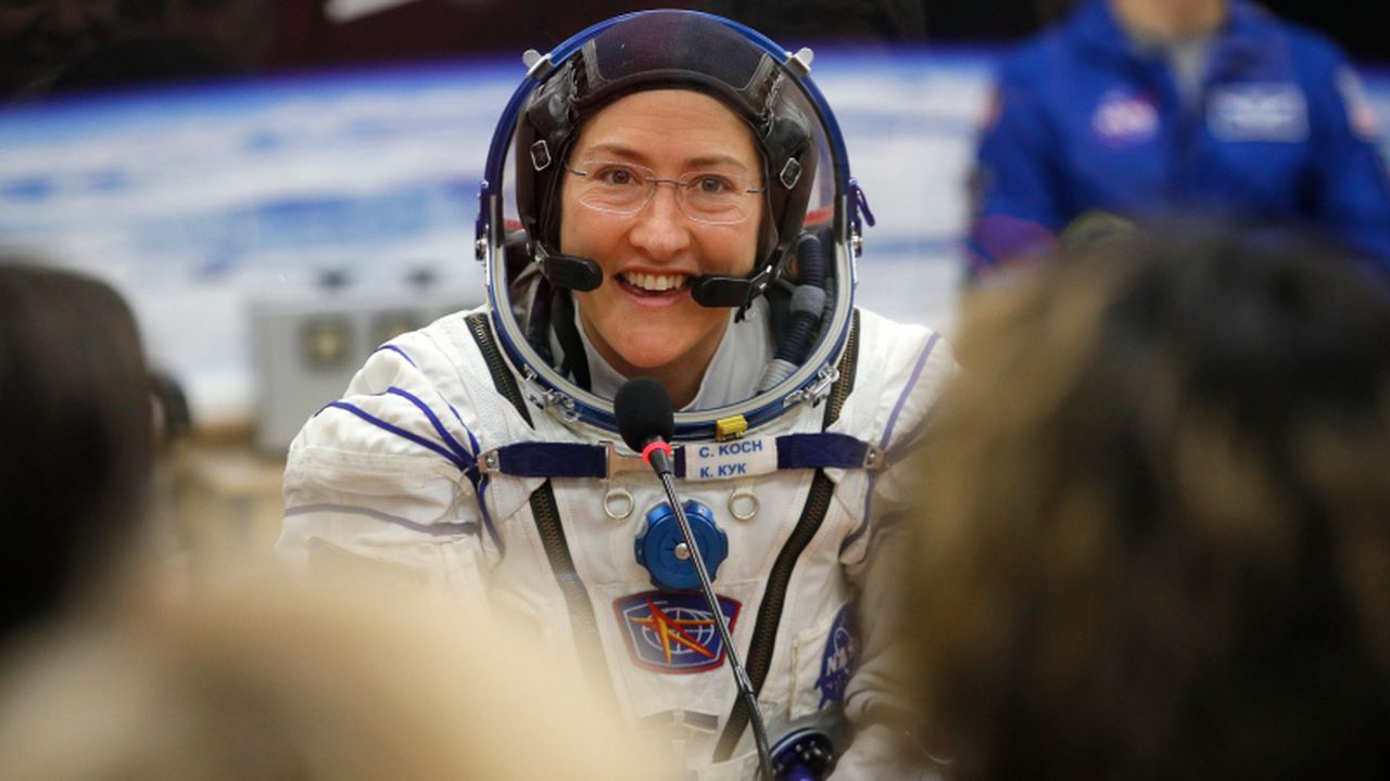 She left the planet in March, image via AP