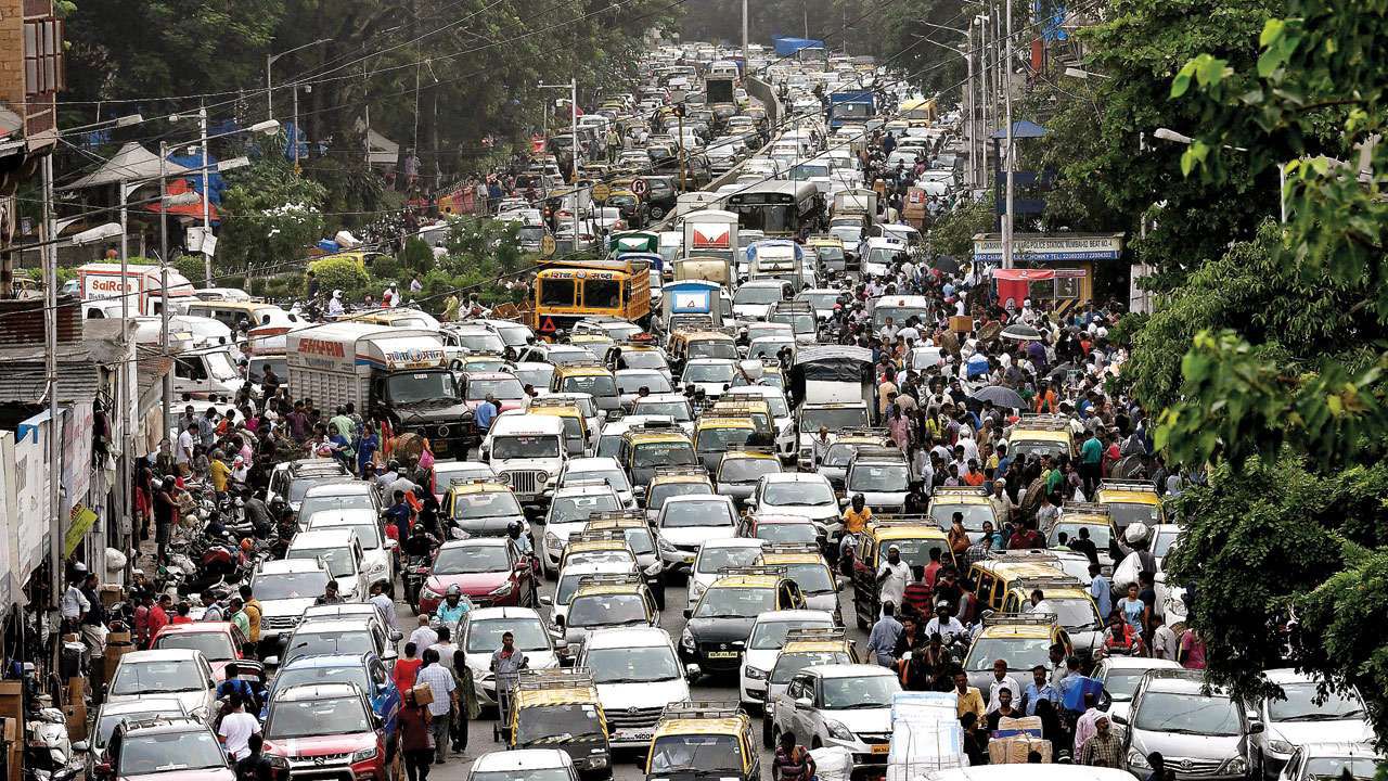 Mumbai, the largest city in India has been ranked as the worst city in the world for driving, Image via DNA India