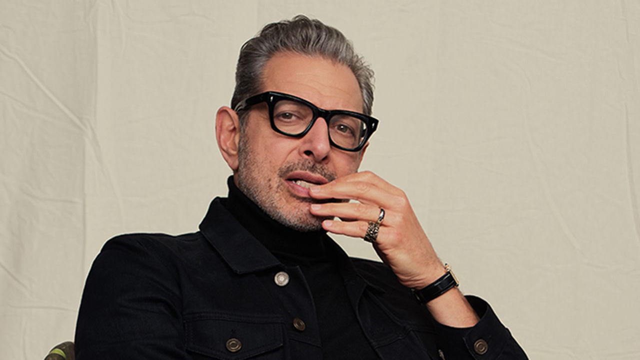 Goldblum travels around the world looking at ordinary objects in the show, image via Variety