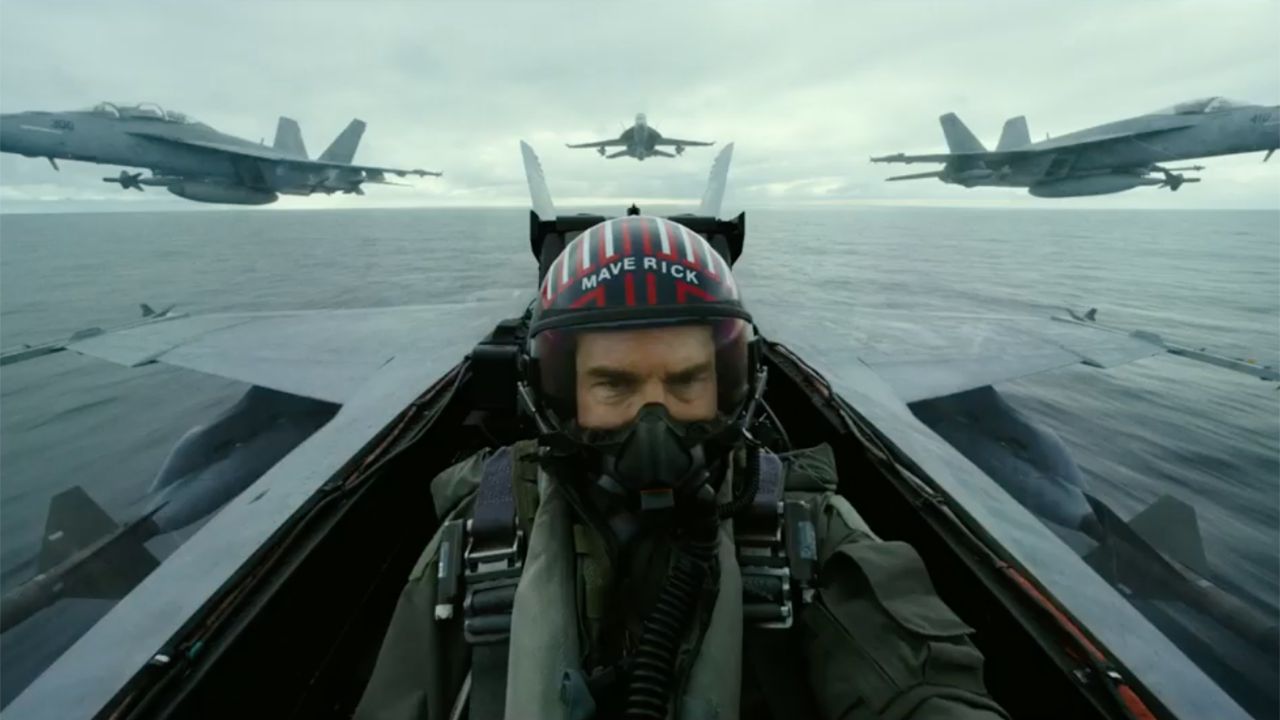 Tom Cruise surprises San Diego Comic-Con with Top Gun 2 trailer. Image via Hollywood Reporter.