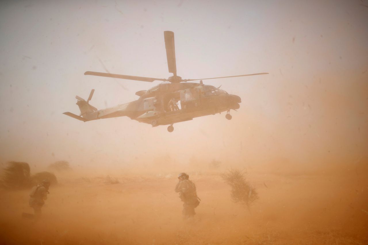 13 French soldiers dead in helicopter crash in Mali. Image via Reuters.