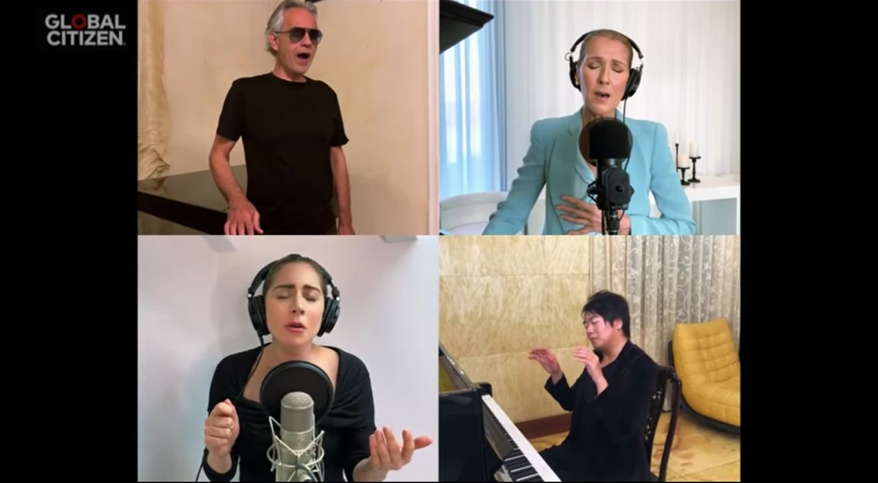 Lady Gaga, Celine Dion, Andrea Bocelli, John Legend Offer ‘The Prayer’ for ‘Together at Home’ Special