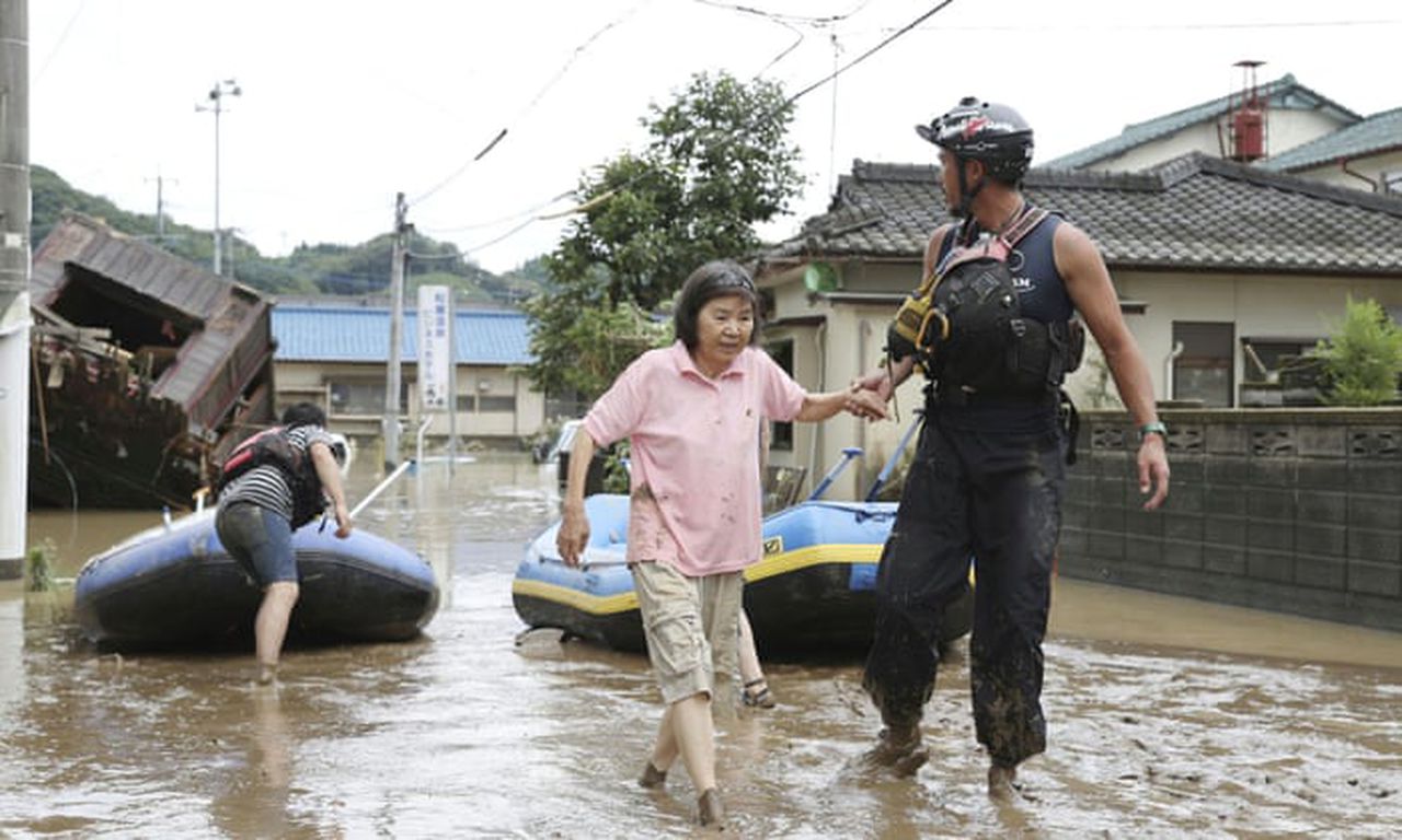 24 dead or missing as floods hit Japan